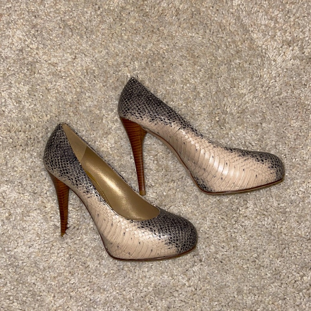 Stuart Weitzman Snake-Skin High Heels